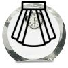[CRY169] 4.5" Round Crystal Clock Thumbnail