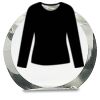 [CRY169] 4.5" Round Crystal Clock Thumbnail