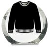 [CRY169] 4.5" Round Crystal Clock Thumbnail