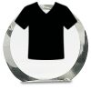 [CRY169] 4.5" Round Crystal Clock Thumbnail