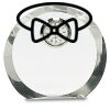 [CRY169] 4.5" Round Crystal Clock Thumbnail