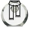 [CRY169] 4.5" Round Crystal Clock Thumbnail