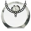 [CRY169] 4.5" Round Crystal Clock Thumbnail
