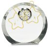 [CRY169] 4.5" Round Crystal Clock Thumbnail