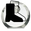 [CRY169] 4.5" Round Crystal Clock Thumbnail
