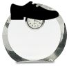 [CRY169] 4.5" Round Crystal Clock Thumbnail