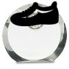 [CRY169] 4.5" Round Crystal Clock Thumbnail