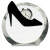 [CRY169] 4.5" Round Crystal Clock Thumbnail