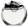 [CRY169] 4.5" Round Crystal Clock Thumbnail
