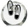 [CRY169] 4.5" Round Crystal Clock Thumbnail
