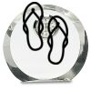 [CRY169] 4.5" Round Crystal Clock Thumbnail