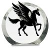 [CRY169] 4.5" Round Crystal Clock Thumbnail