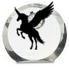 [CRY169] 4.5" Round Crystal Clock Thumbnail