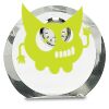 [CRY169] 4.5" Round Crystal Clock Thumbnail