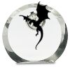 [CRY169] 4.5" Round Crystal Clock Thumbnail
