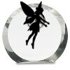 [CRY169] 4.5" Round Crystal Clock Thumbnail