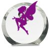 [CRY169] 4.5" Round Crystal Clock Thumbnail