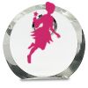 [CRY169] 4.5" Round Crystal Clock Thumbnail