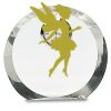 [CRY169] 4.5" Round Crystal Clock Thumbnail