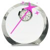 [CRY169] 4.5" Round Crystal Clock Thumbnail