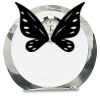 [CRY169] 4.5" Round Crystal Clock Thumbnail