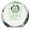 [CRY169] 4.5" Round Crystal Clock Thumbnail