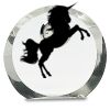 [CRY169] 4.5" Round Crystal Clock Thumbnail