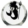 [CRY169] 4.5" Round Crystal Clock Thumbnail