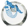 [CRY169] 4.5" Round Crystal Clock Thumbnail
