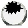 [CRY169] 4.5" Round Crystal Clock Thumbnail