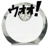 [CRY169] 4.5" Round Crystal Clock Thumbnail