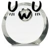 [CRY169] 4.5" Round Crystal Clock Thumbnail