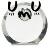 [CRY169] 4.5" Round Crystal Clock Thumbnail