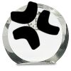 [CRY169] 4.5" Round Crystal Clock Thumbnail