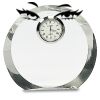 [CRY169] 4.5" Round Crystal Clock Thumbnail