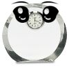[CRY169] 4.5" Round Crystal Clock Thumbnail