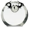 [CRY169] 4.5" Round Crystal Clock Thumbnail