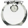 [CRY169] 4.5" Round Crystal Clock Thumbnail