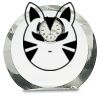 [CRY169] 4.5" Round Crystal Clock Thumbnail