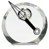 [CRY169] 4.5" Round Crystal Clock Thumbnail