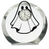 [CRY169] 4.5" Round Crystal Clock Thumbnail