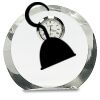 [CRY169] 4.5" Round Crystal Clock Thumbnail