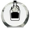 [CRY169] 4.5" Round Crystal Clock Thumbnail