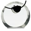 [CRY169] 4.5" Round Crystal Clock Thumbnail
