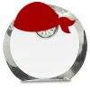 [CRY169] 4.5" Round Crystal Clock Thumbnail