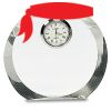 [CRY169] 4.5" Round Crystal Clock Thumbnail