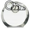 [CRY169] 4.5" Round Crystal Clock Thumbnail