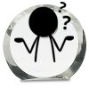 [CRY169] 4.5" Round Crystal Clock Thumbnail