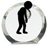 [CRY169] 4.5" Round Crystal Clock Thumbnail