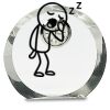 [CRY169] 4.5" Round Crystal Clock Thumbnail